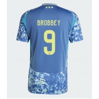 Maglie da calcio Ajax Brian Brobbey #9 Seconda Maglia 2024-25 Manica Corta